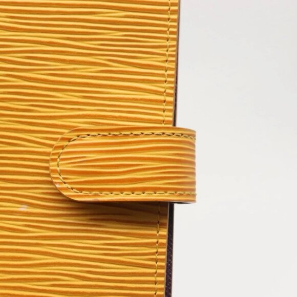 LOUIS VUITTON Epi Agenda PM Day Planner Cover Yellow R20059 LV Auth 146025 - Picture 8 of 16